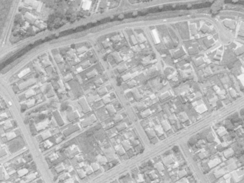 14 Wilding Street from the air, 1975-1979