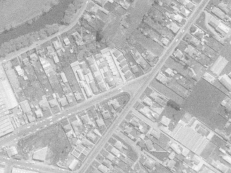 10 Lane Street from the air, 1975-1979