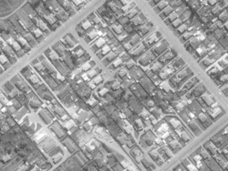 19 Willis Place from the air, 1975-1979