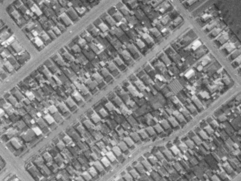 114 Roker Street from the air, 1975-1979