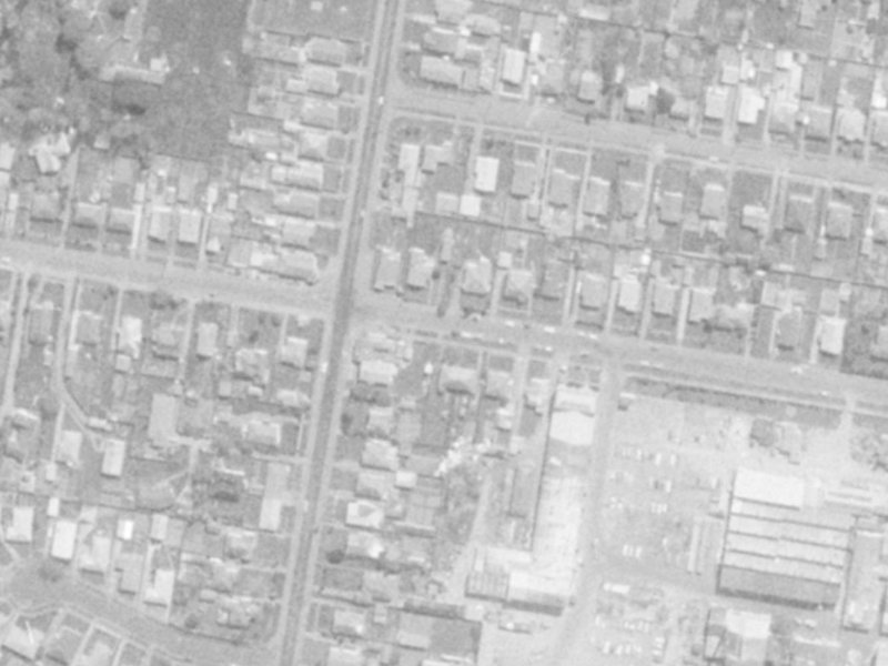 90 Marshall Street from the air, 1975-1979