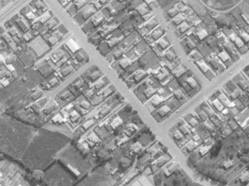 96 Domain Terrace from the air, 1975-1979