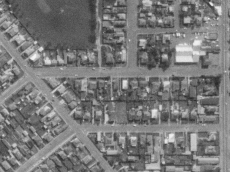 26 Devon Street from the air, 1975-1979