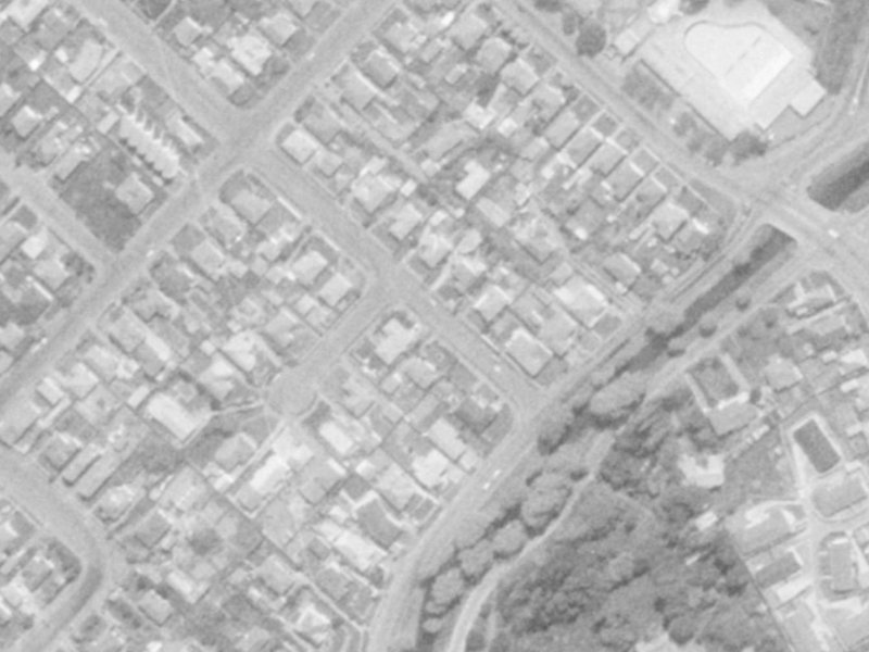 80 Hume Street from the air, 1975-1979