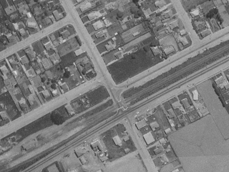 2a Kirk Road from the air, 1975-1979
