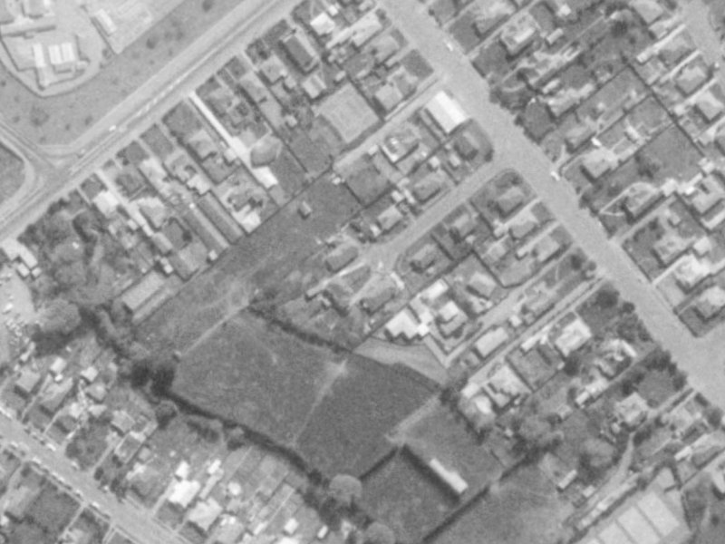8 Somers Place from the air, 1975-1979
