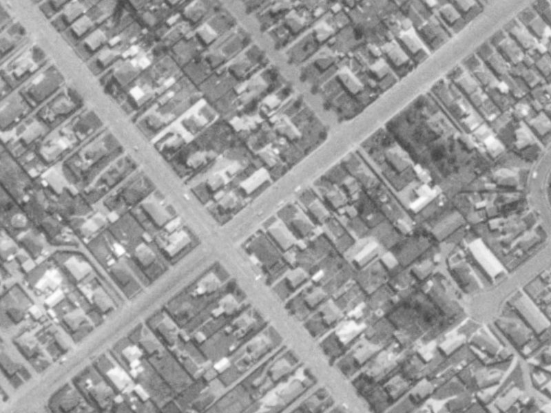 70 Neville Street from the air, 1975-1979