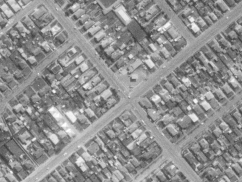 172 Selwyn Street from the air, 1975-1979