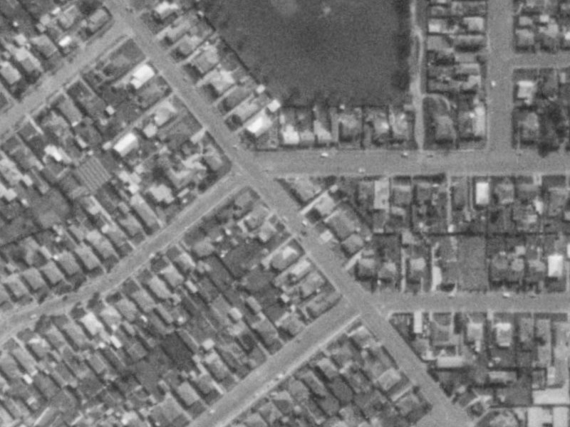 57 Strickland Street from the air, 1975-1979