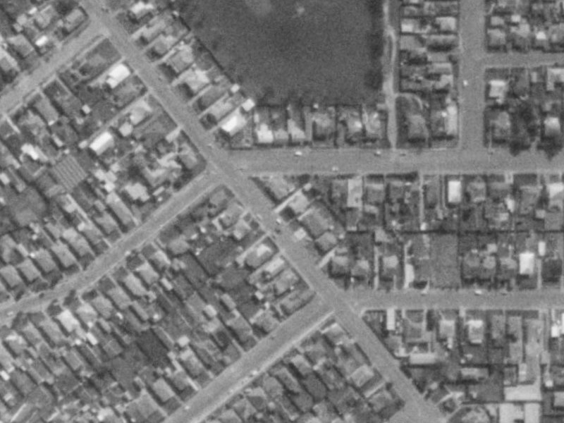 84 Strickland Street from the air, 1975-1979