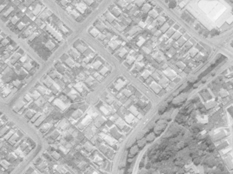 78 Hume Street from the air, 1975-1979