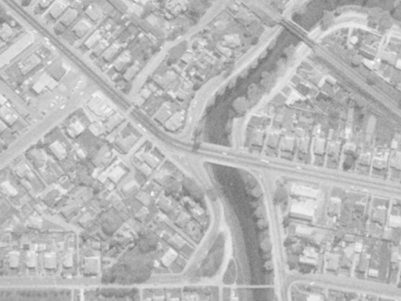 153 Opawa Road from the air, 1975-1979