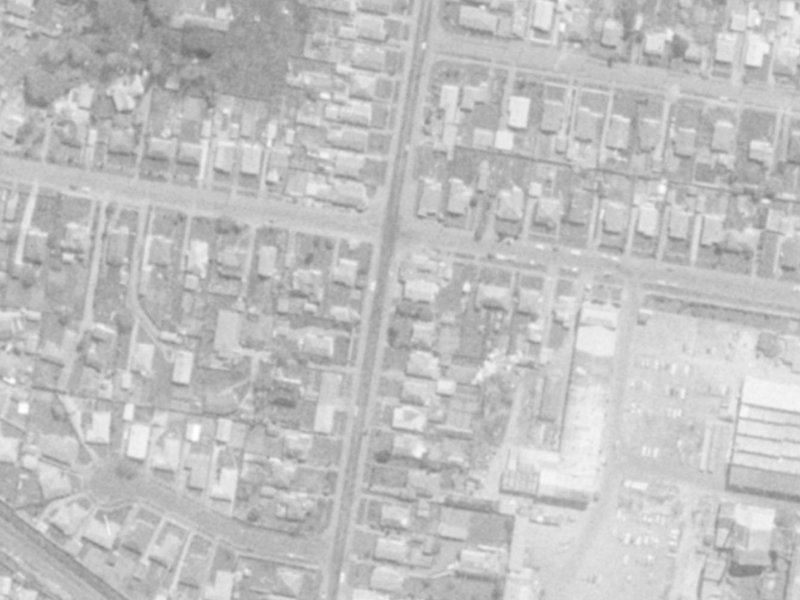 109 Radley Street from the air, 1975-1979