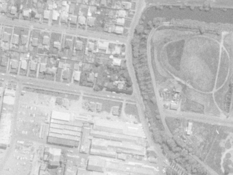 99 Marshall Street from the air, 1975-1979