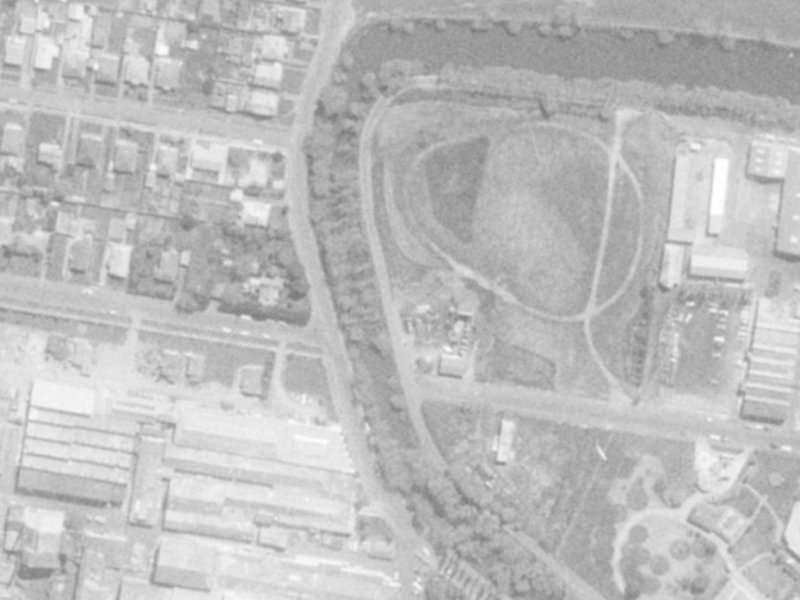 67 Connal Street from the air, 1975-1979