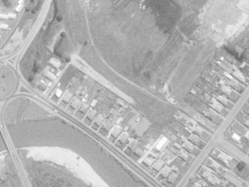 67 Kotuku Crescent from the air, 1975-1979