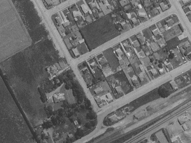 19A Mahoe Street from the air, 1975-1979