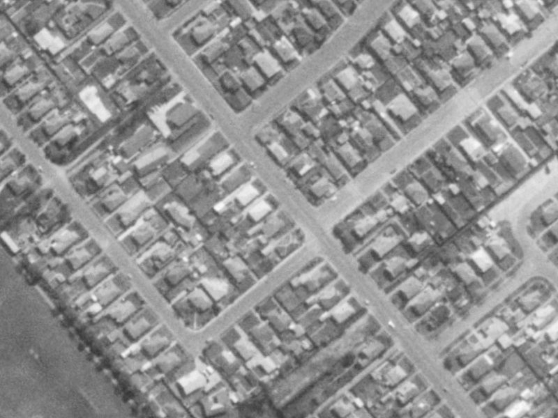 57 Simeon Street from the air, 1975-1979