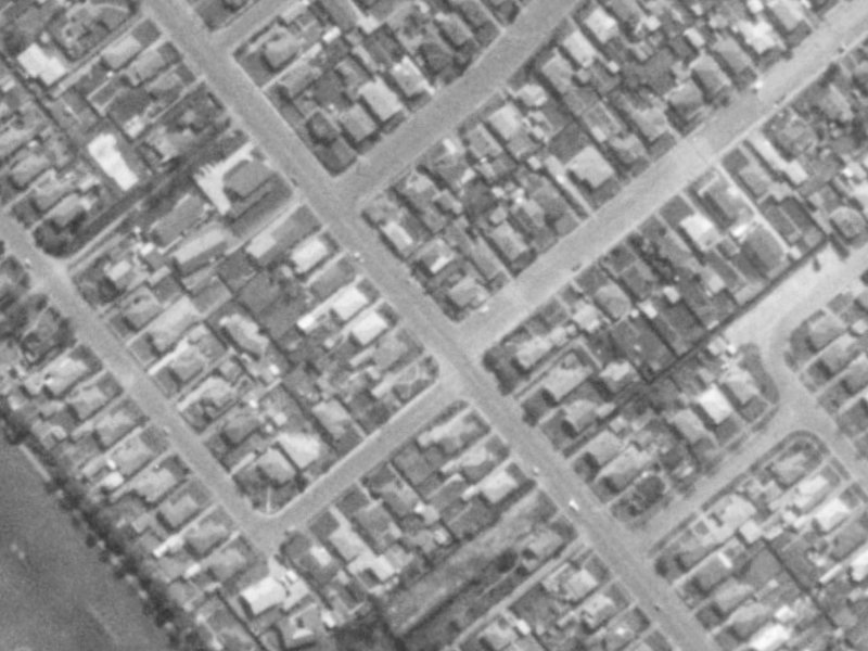 55 Simeon Street from the air, 1975-1979