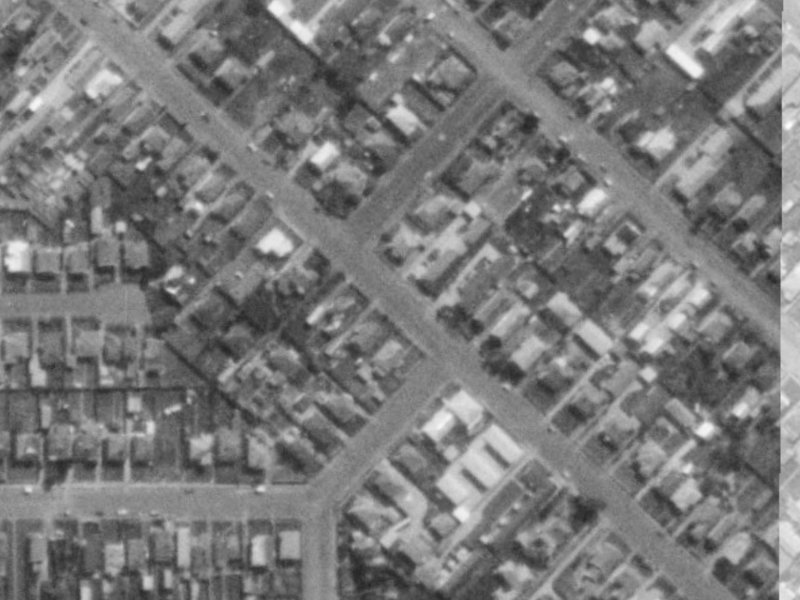 122A King Street from the air, 1975-1979