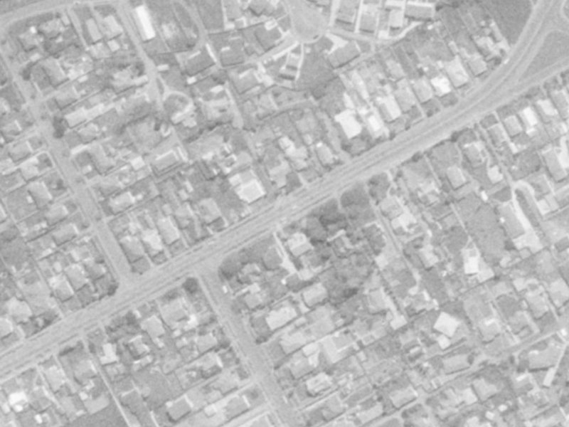 104 St Martins Road from the air, 1975-1979