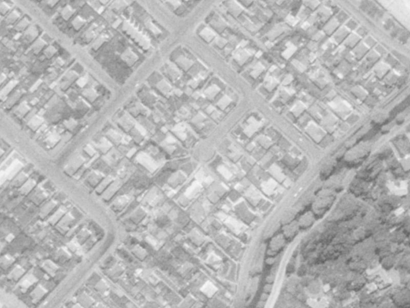 6 Gilbert Place from the air, 1975-1979