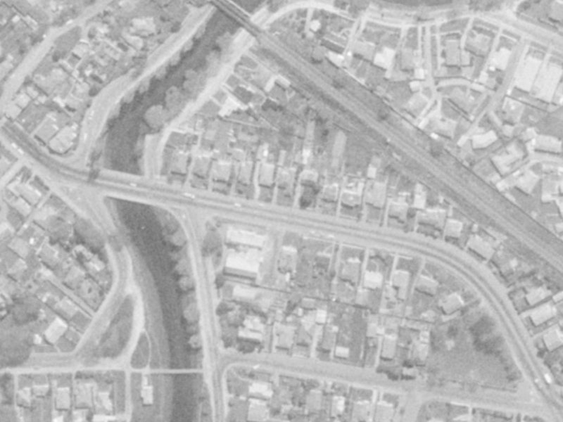 161 Opawa Road from the air, 1975-1979