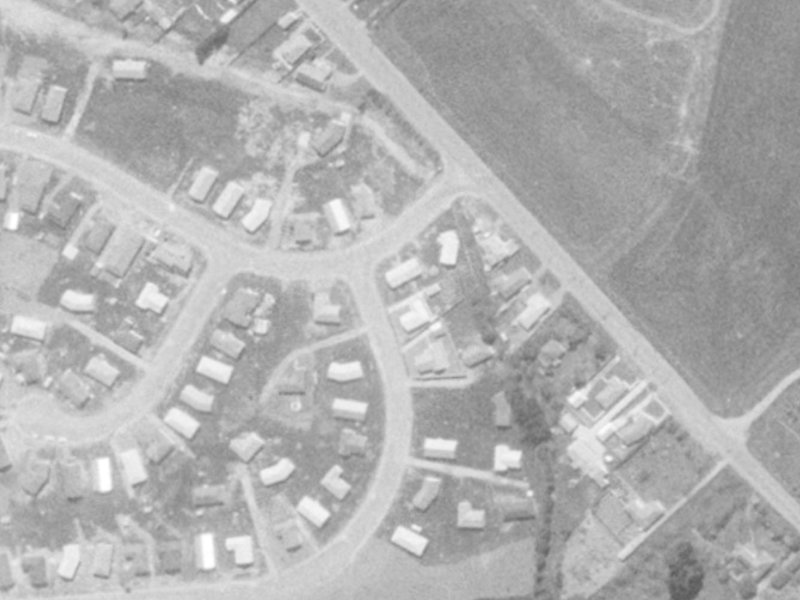 3 Oakley Crescent from the air, 1975-1979
