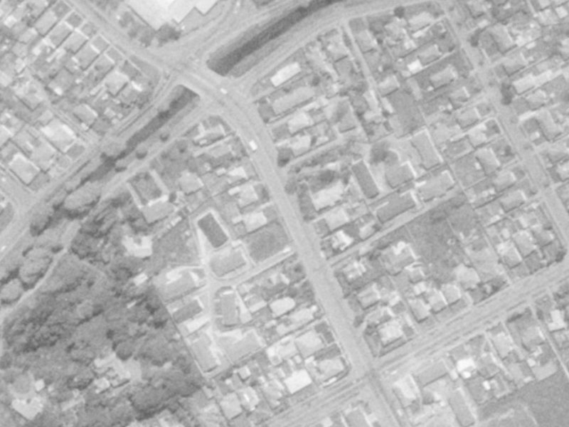 179-183 Wilsons Road from the air, 1975-1979