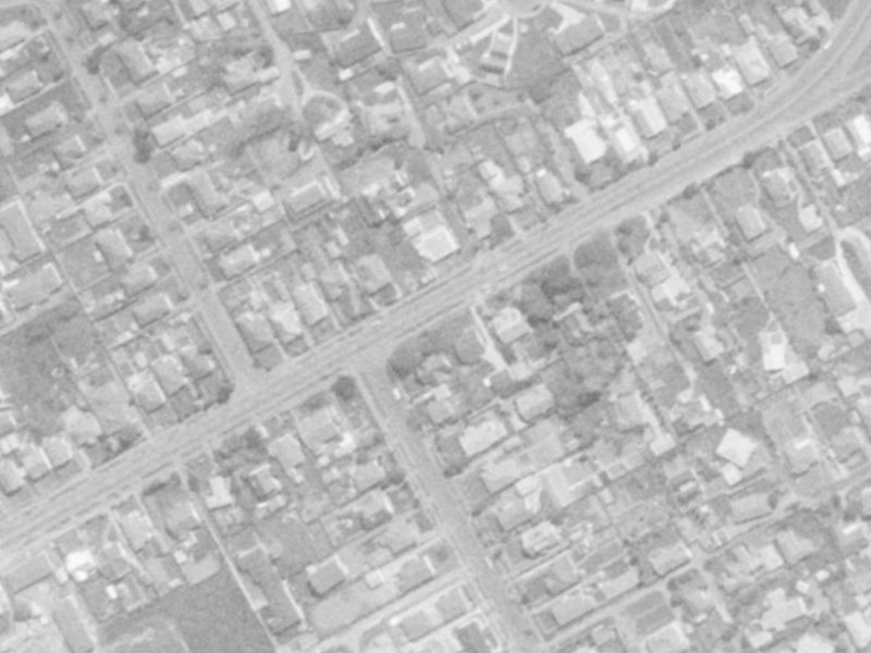 102 St Martins Road from the air, 1975-1979