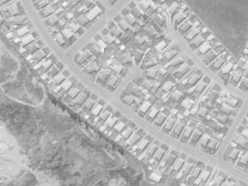 Boston Avenue from the air, 1975-1979