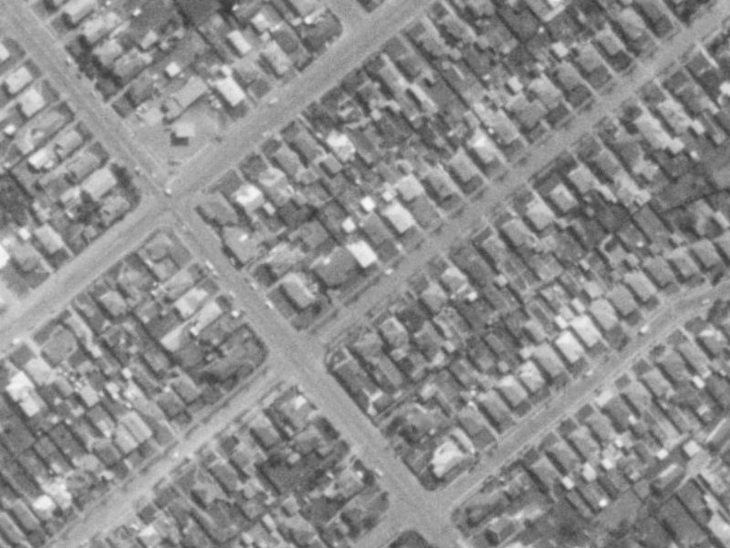 97 Roker Street from the air, 1975-1979