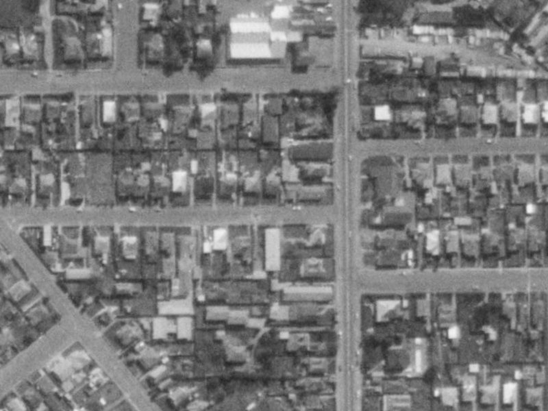 39b Boon Street from the air, 1975-1979