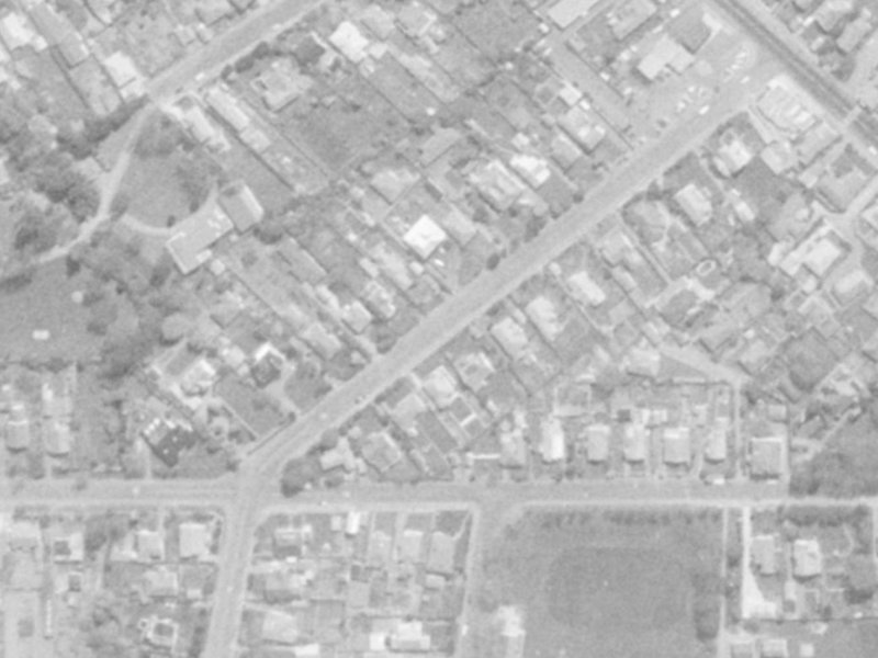 107 Hawford Road from the air, 1975-1979