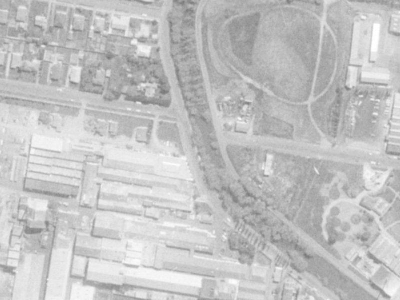88 Cumnor Terrace from the air, 1975-1979