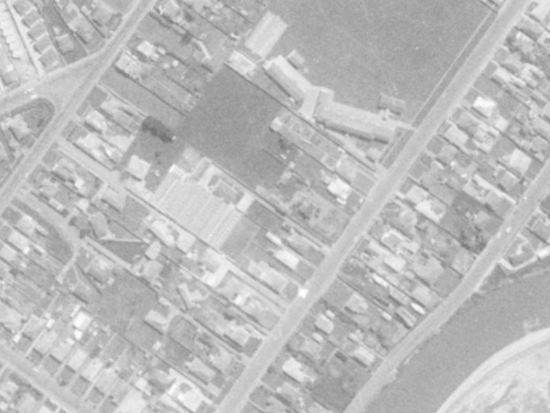 43 Bamford Street from the air, 1975-1979