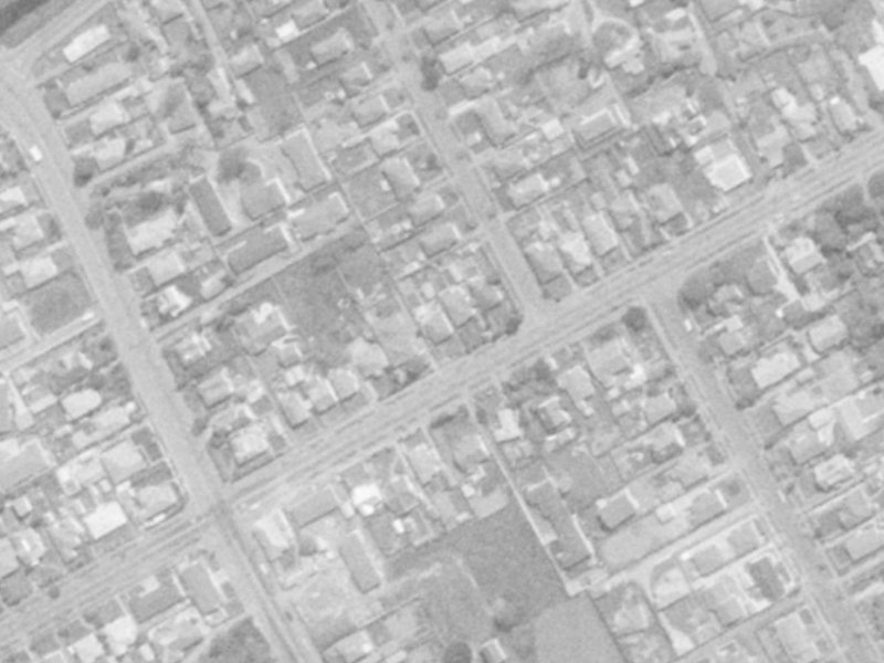 101 Saint Martins Road from the air, 1975-1979