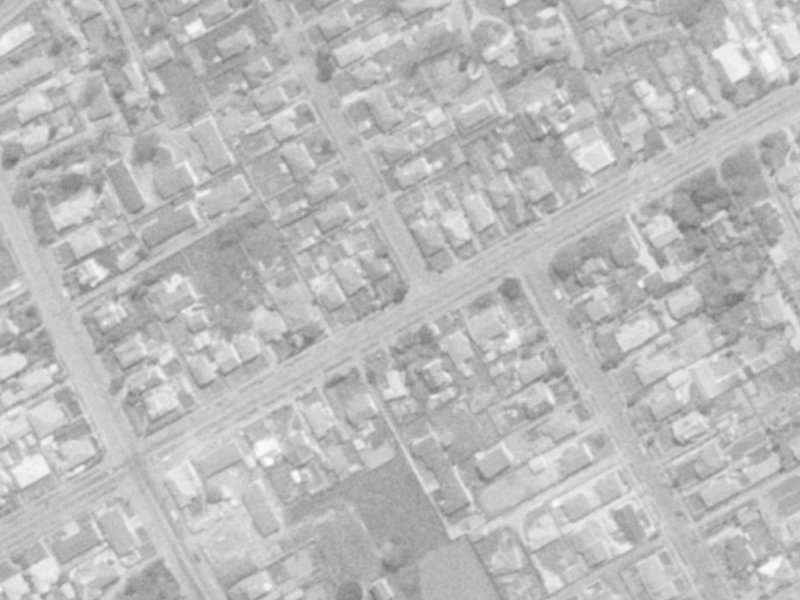 105 Saint Martins Road from the air, 1975-1979