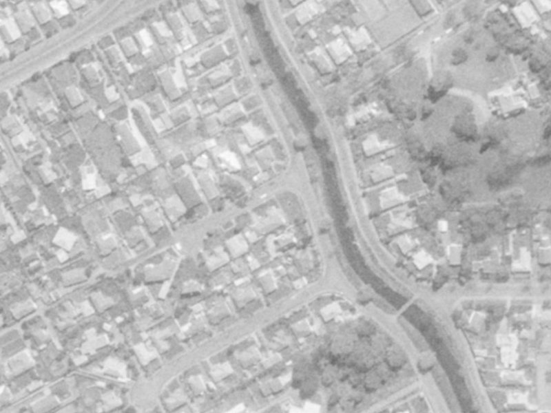 5 Claxton Place from the air, 1975-1979