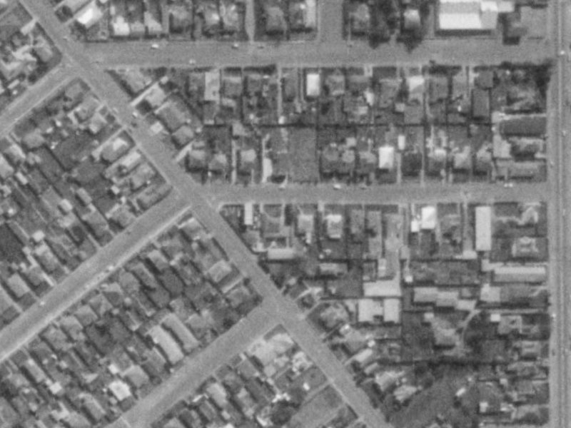 197 Colombo Street from the air, 1975-1979
