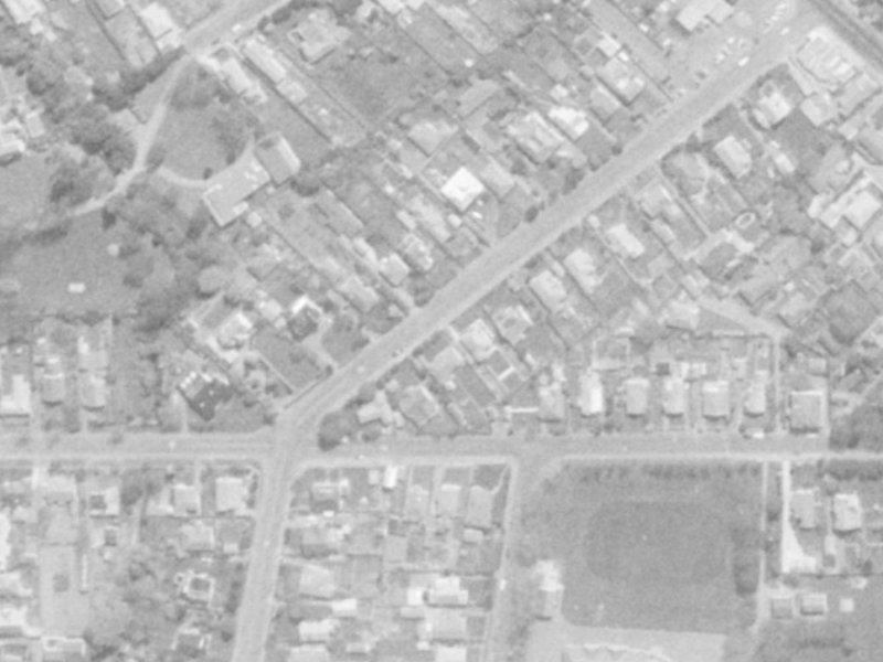 104B Hawford Road from the air, 1975-1979