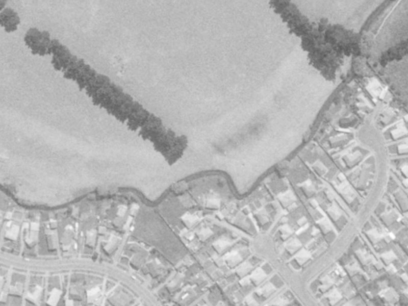 25 Kinnaird Place from the air, 1975-1979