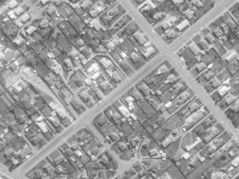 51C Neville Street from the air, 1975-1979