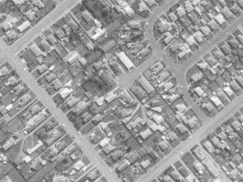 16 Dellow Place from the air, 1975-1979