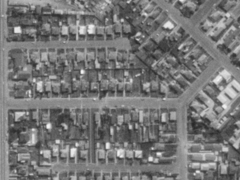 25 Southey Street from the air, 1975-1979