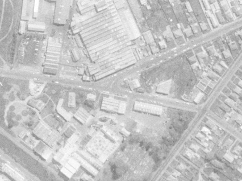 35 Lane Street from the air, 1975-1979