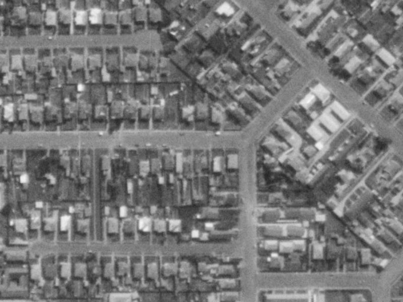 48 Southey Street from the air, 1975-1979