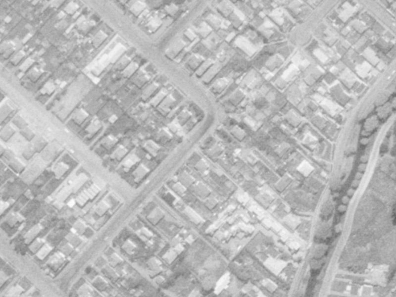 40A Croydon Street from the air, 1975-1979