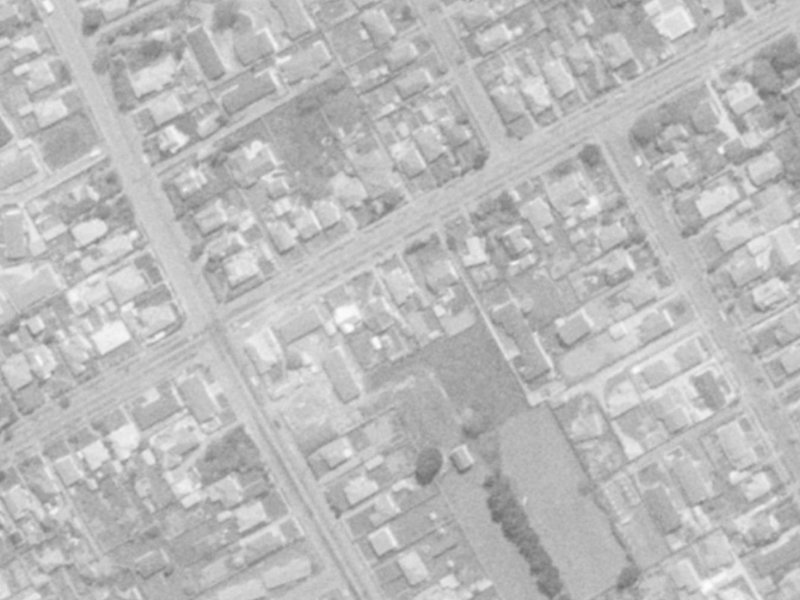 88 Saint Martins Road from the air, 1975-1979