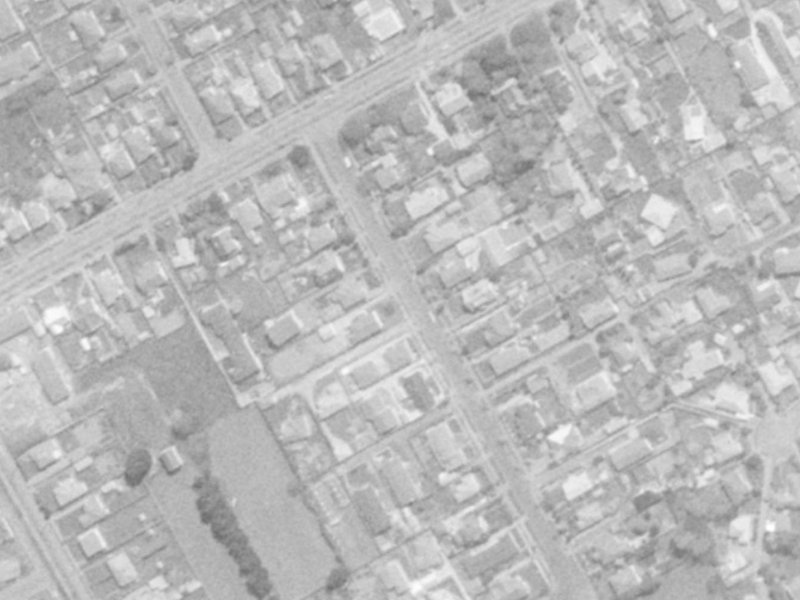 11A Prossers Road from the air, 1975-1979